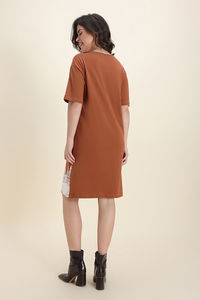 Zivame Harry Potter Knit Cotton Loungewear Dress - Caremal Cafe — thumbnail 4